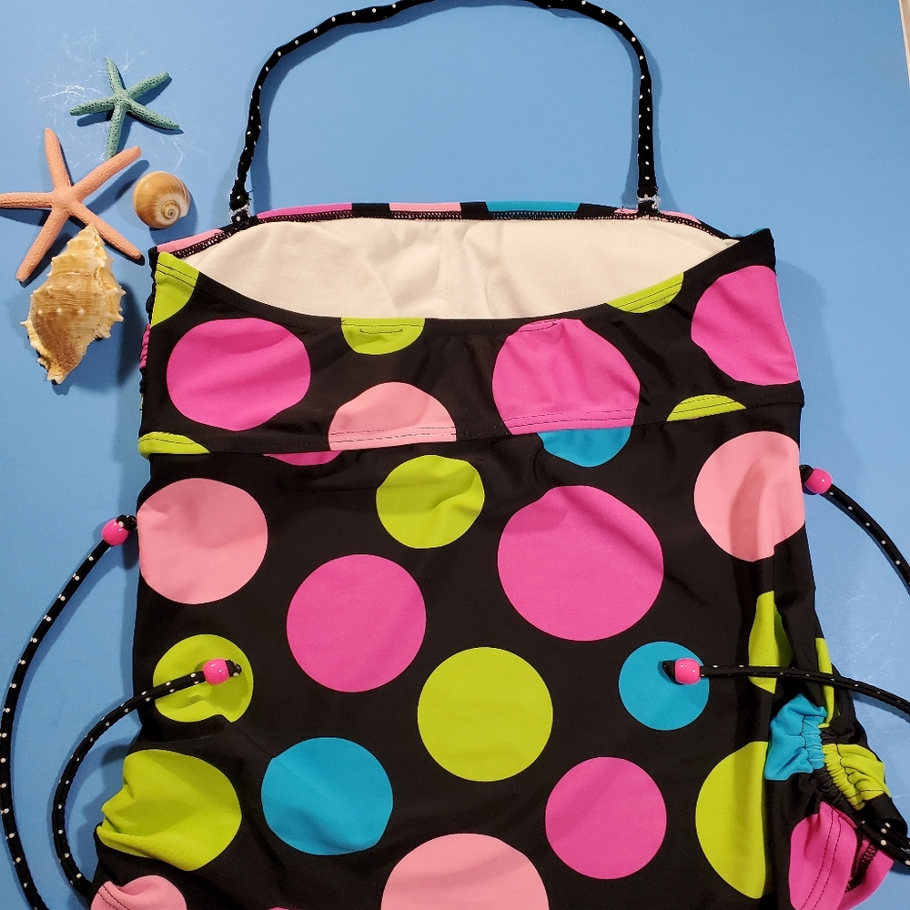 SOLDe MALIBU Swimsuit Size L Halter 'TOP only' - Picture 4 of 8